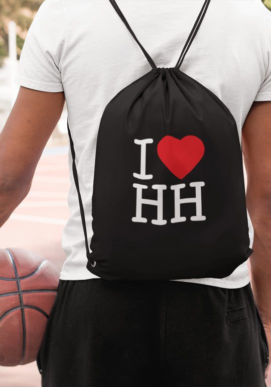 LOVE HH Drawstring Bag