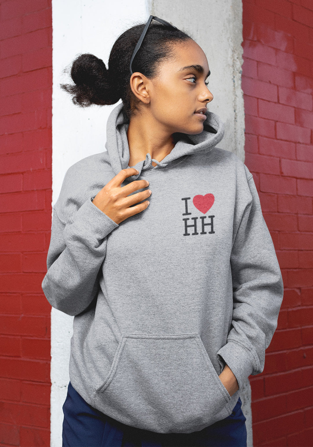 LOVE HH Ladies Hood Sweater